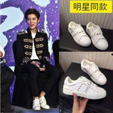 明星同款白色板鞋男,男生时尚必备单品