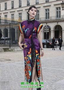 明星旗袍发型图片,明星旗袍发型，演绎东方韵味之美